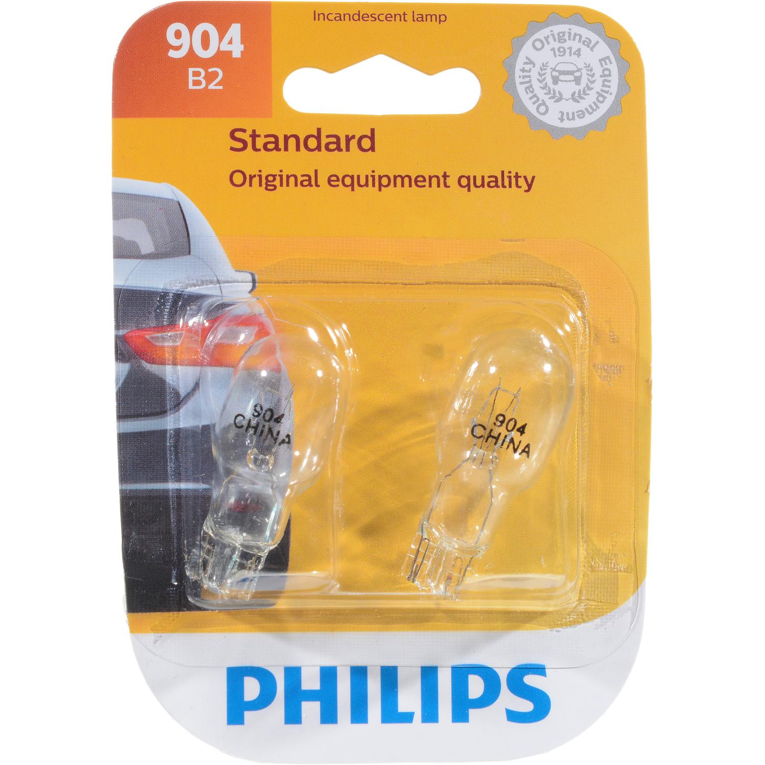 Philips 904B2 - Center High Mount Stop Light Bulb Philips 904B2 Back Up Light Bulb product image 7 of 10