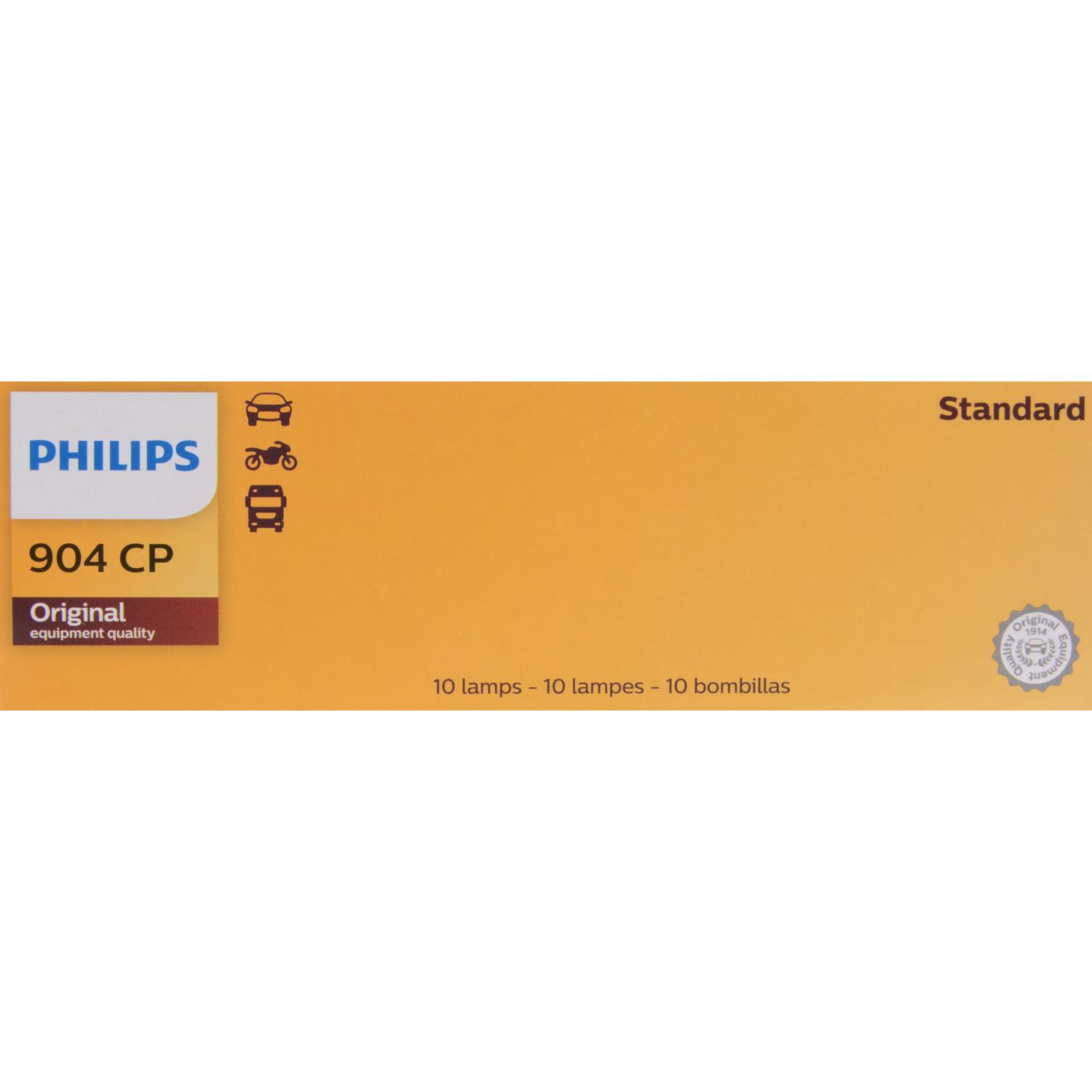 Philips 904CP - Center High Mount Stop Light Bulb Philips 904CP Back Up Light Bulb product image 7 of 10