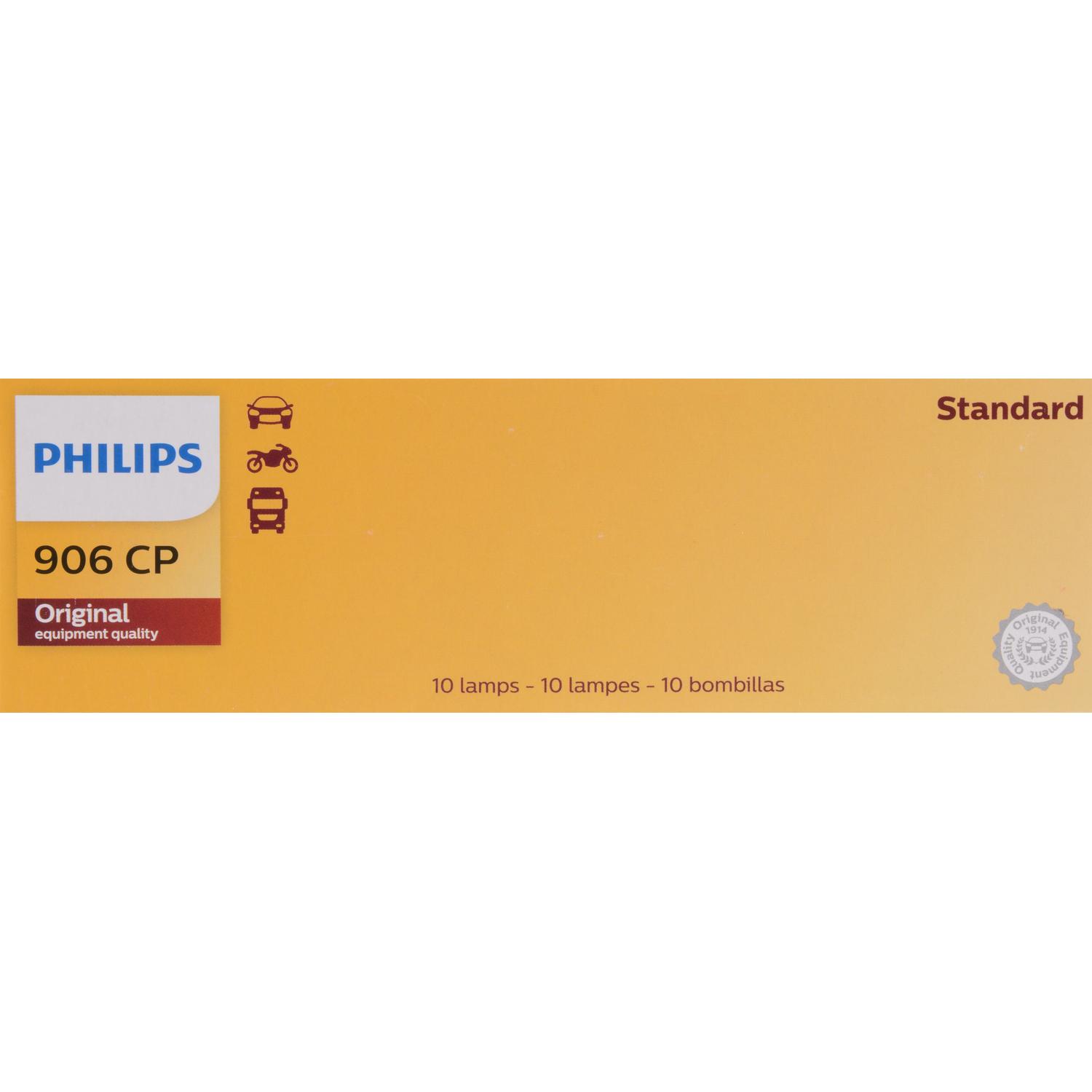 Philips 906CP - Center High Mount Stop Light Bulb Philips 906CP Back Up Light Bulb product image 7 of 10