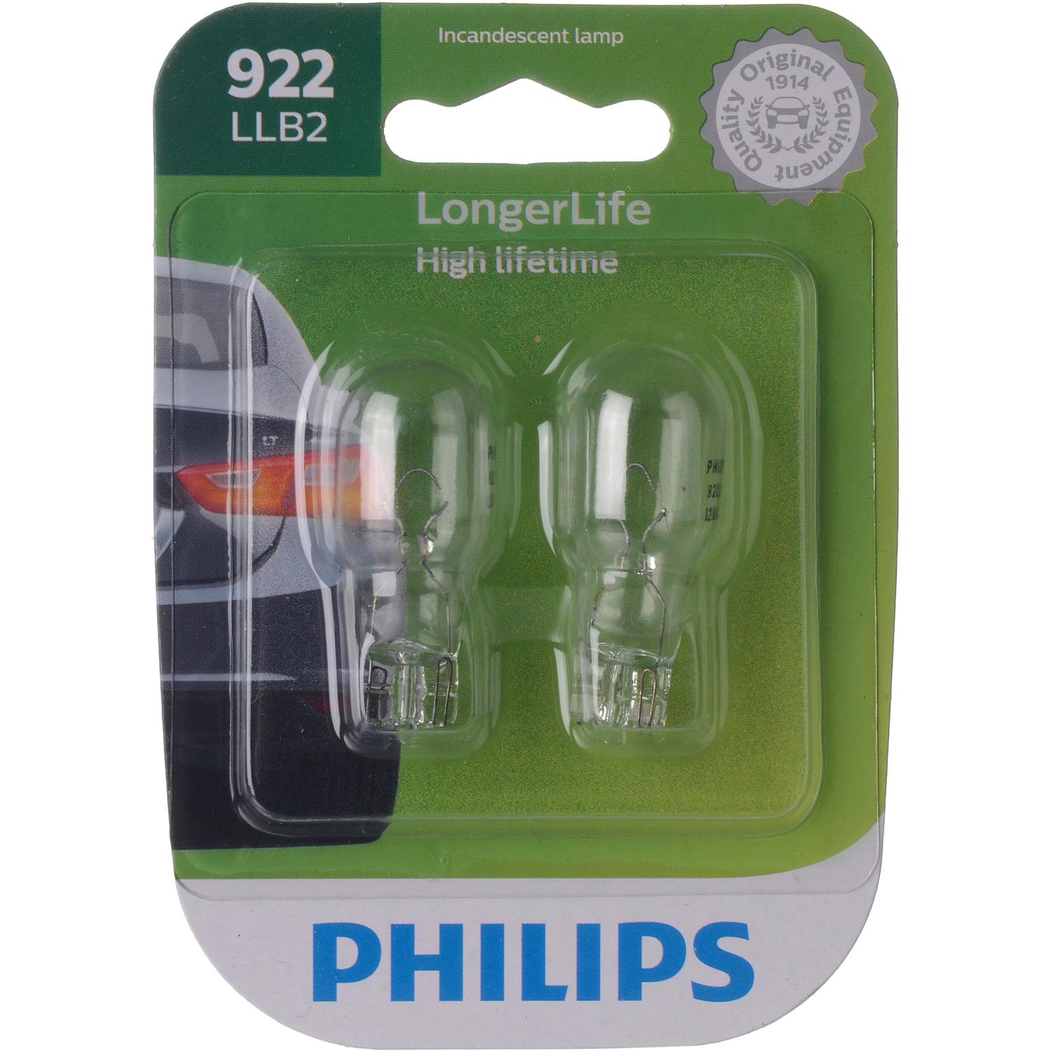 Philips 922LLB2 - Center High Mount Stop Light Bulb Philips 922LLB2 Back Up Light Bulb product image 5 of 9