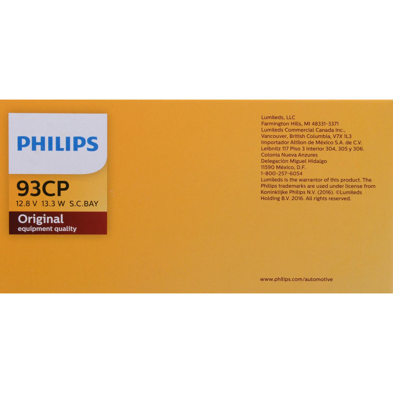 Philips 93CP - Multi Purpose Light Bulb Philips 93CP Courtesy Light Bulb product image 5 of 9