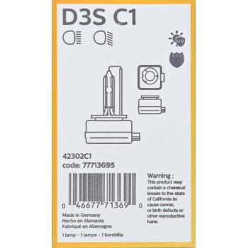 Philips D3SC1 - Headlight Bulb Philips D3SC1 Headlight Bulb product image 5 of 9