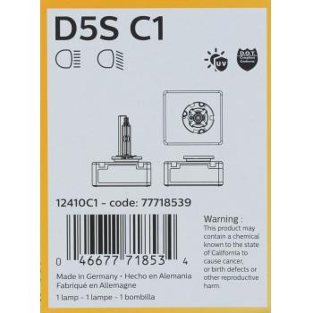 Philips D5SC1 Headlight Bulb product image 5 of 9
