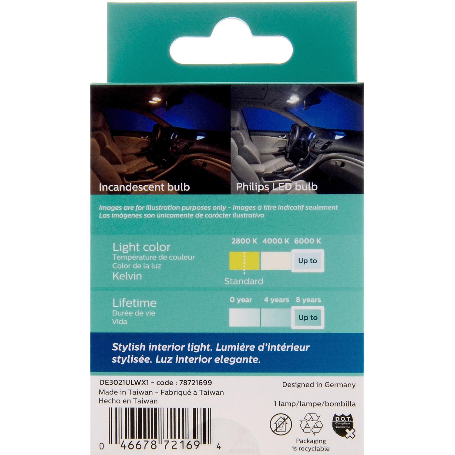 Philips DE3021WLED Courtesy Light Bulb product image 6 of 10