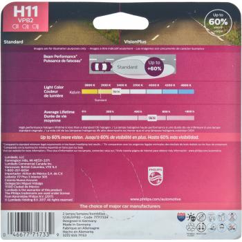 Philips H11VPB2 Cornering Light Bulb product image 14 of 32