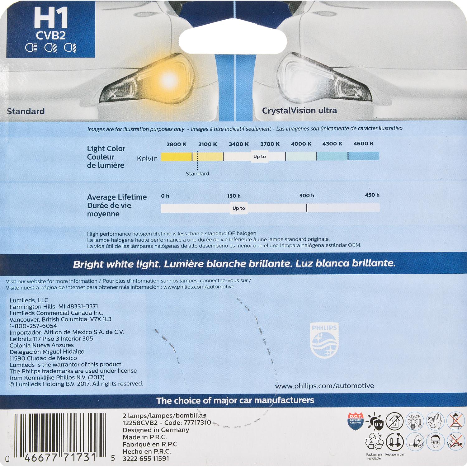 Philips H1CVB2 - Daytime Running Light Bulb Philips H1CVB2 Cornering Light Bulb product image 8 of 13