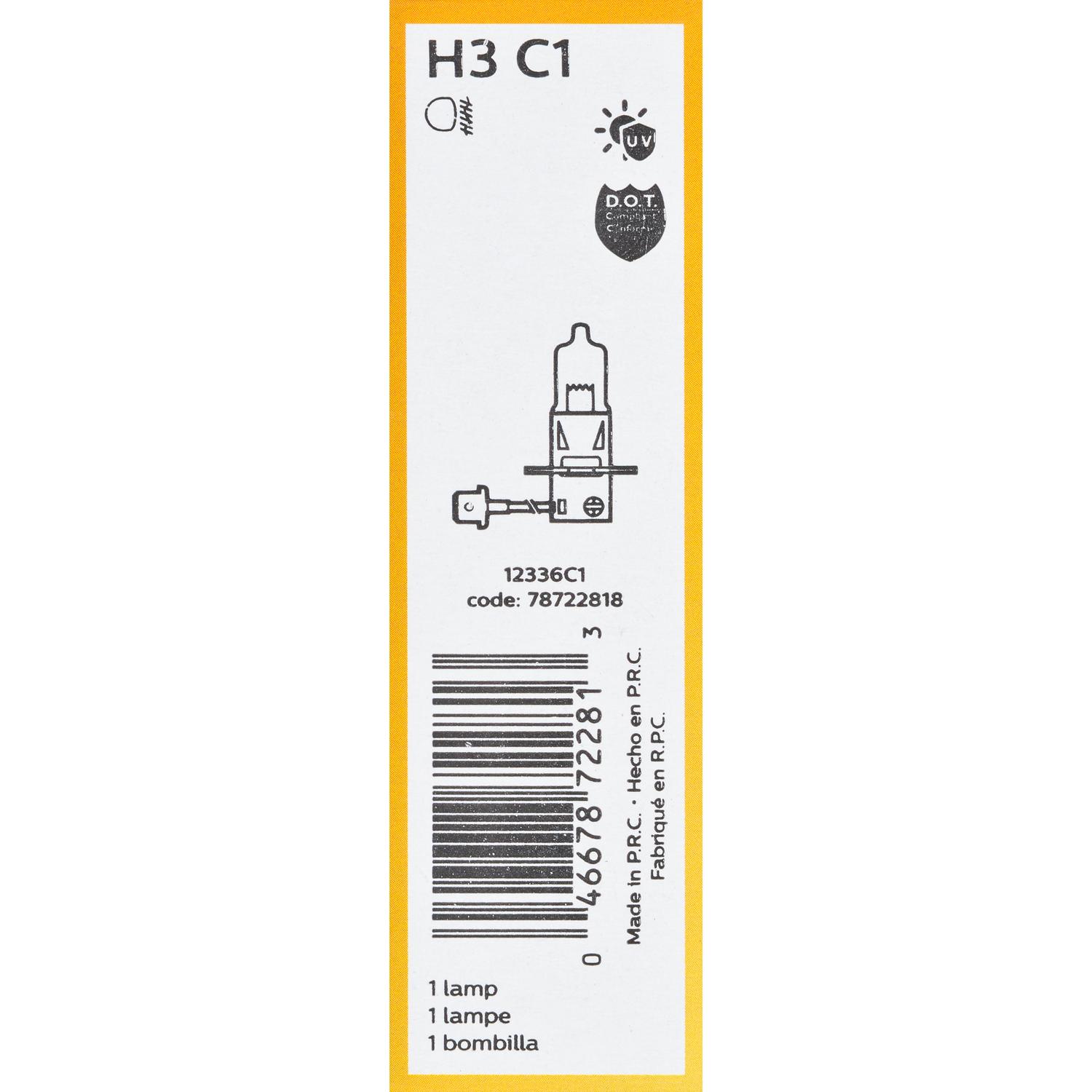 Philips H3C1 - Daytime Running Light Bulb Philips H3C1 Cornering Light Bulb product image 5 of 9