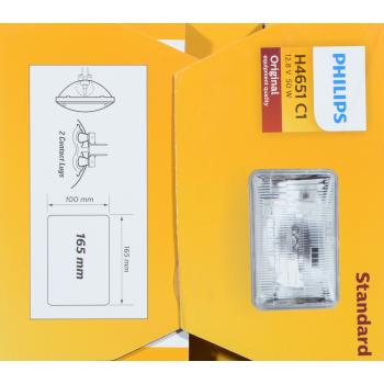 Philips H4651C1 Headlight Bulb product image 8 of 10