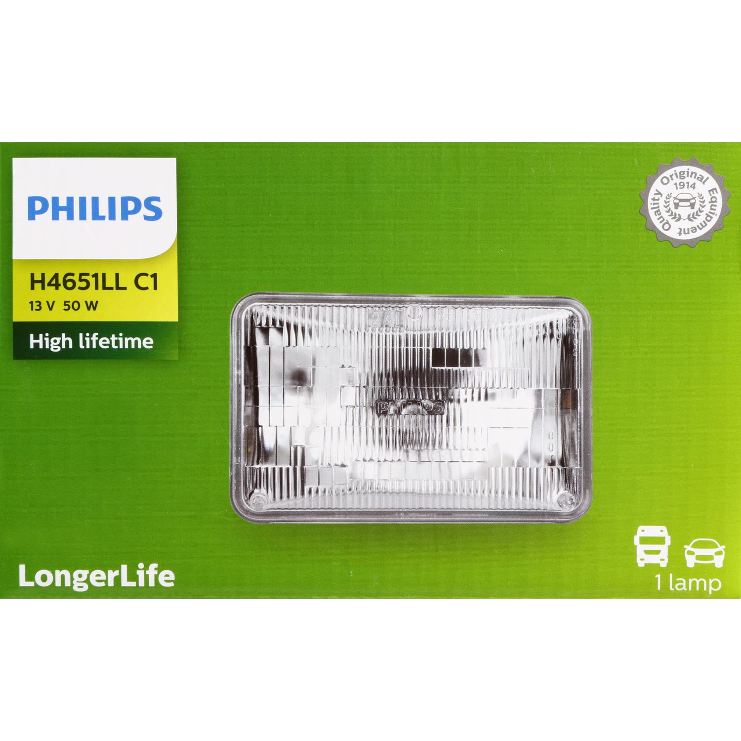 Philips H4651LLC1 - Headlight Bulb Philips H4651LLC1 Headlight Bulb product image 7 of 10