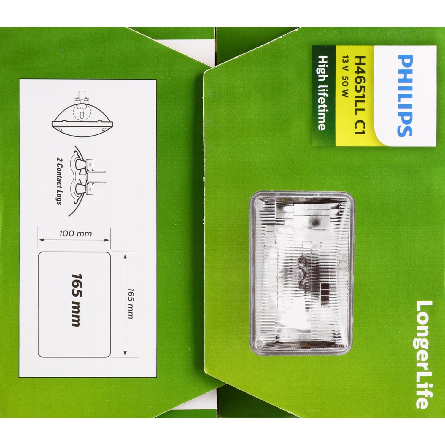 Philips H4651LLC1 - Headlight Bulb Philips H4651LLC1 Headlight Bulb product image 8 of 10
