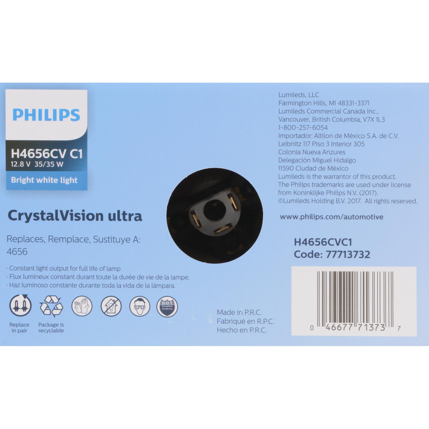 Philips H4656CVC1 - Headlight Bulb Philips H4656CVC1 Headlight Bulb product image 6 of 10