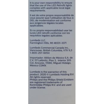 Philips H4UELED Headlight Bulb product image 17 of 20