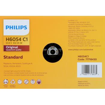 Philips H6054C1 Headlight Bulb product image 6 of 10