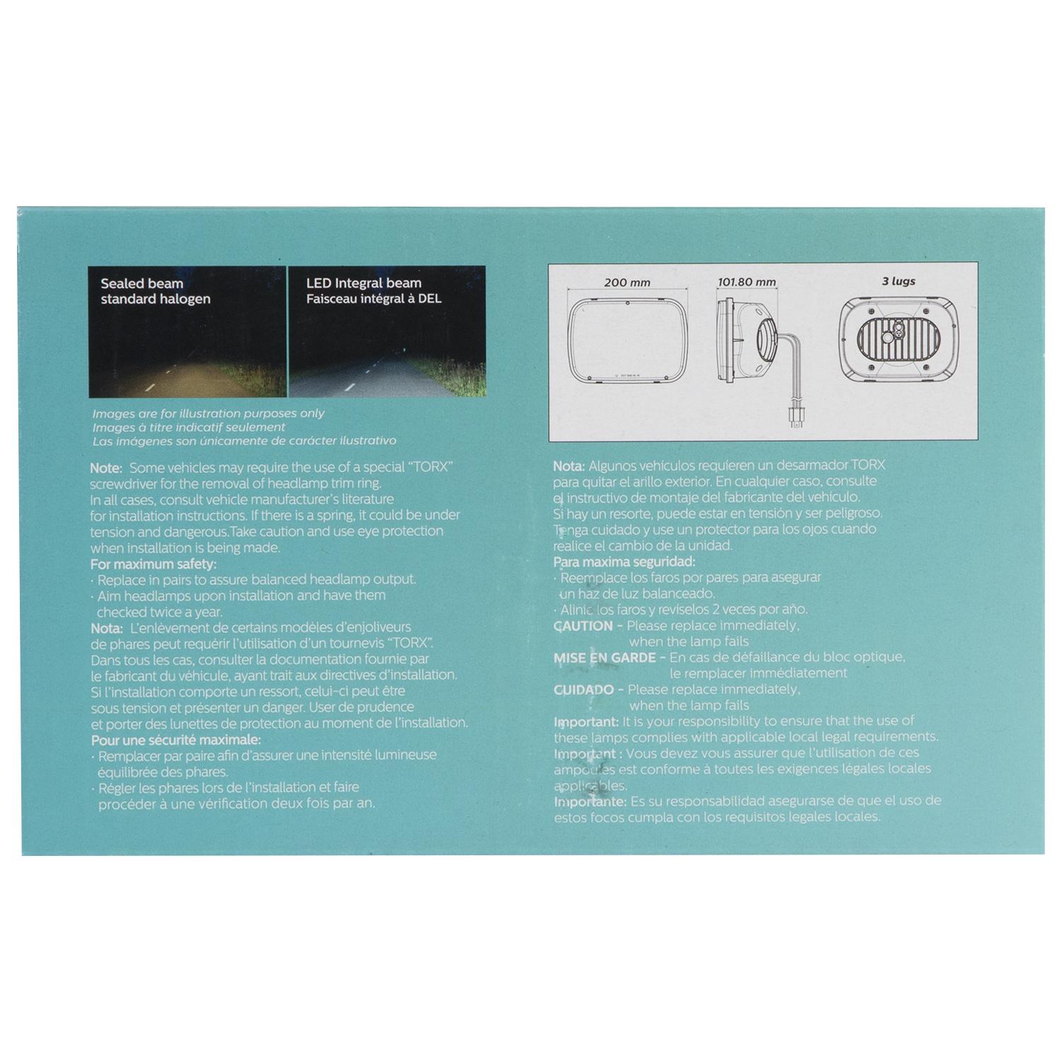 Philips H6054LED - Headlight Bulb Philips H6054LED Headlight Bulb product image 10 of 12