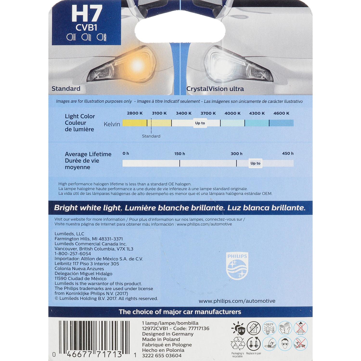 Philips H7CVB1 - Turn Signal Light Bulb Philips H7CVB1 Cornering Light Bulb product image 6 of 10
