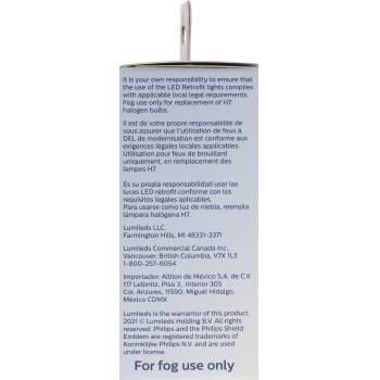 Philips H7UEFLED Fog Light Bulb product image 11 of 12