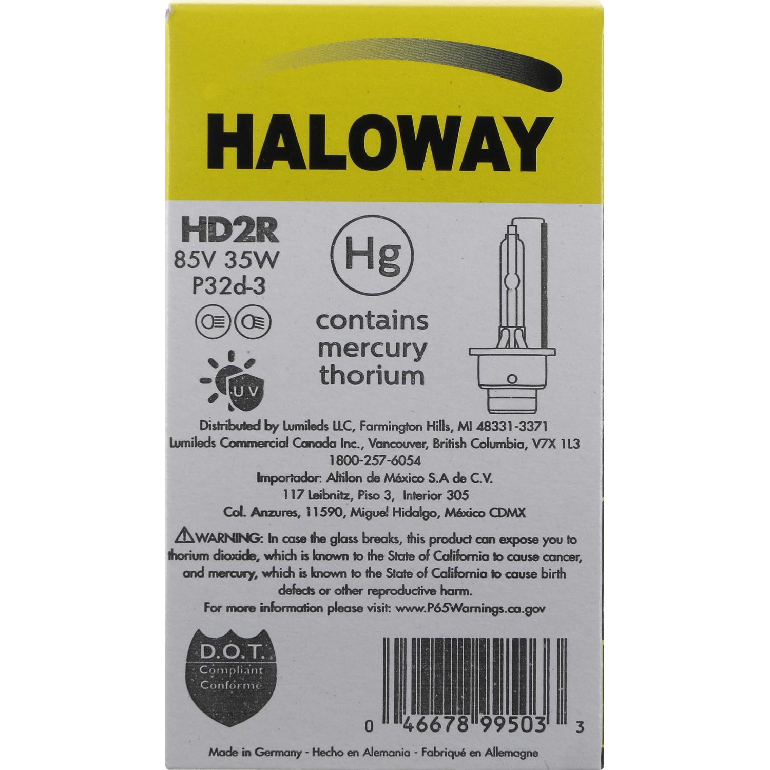Philips HD2R Headlight Bulb product image 8 of 12
