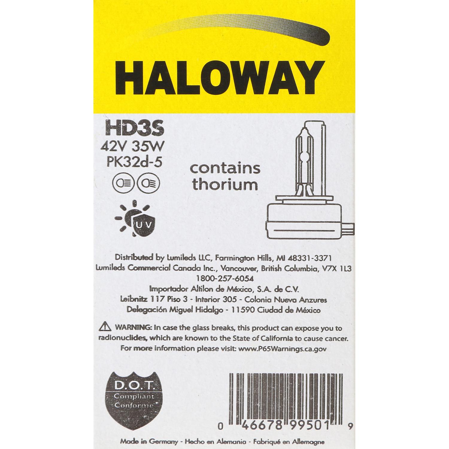 Philips HD3S - Headlight Bulb Philips HD3S Headlight Bulb product image 11 of 20