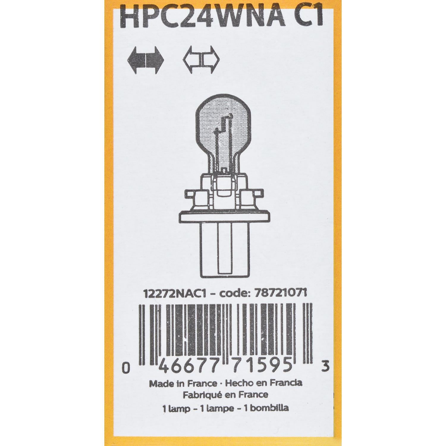 Philips HPC24WNAC1 Turn Signal Light Bulb product image 6 of 10