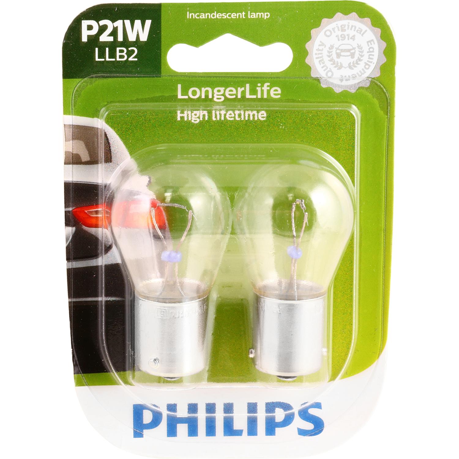Philips P21WLLB2 - Center High Mount Stop Light Bulb Philips P21WLLB2 Back Up Light Bulb product image 27 of 40
