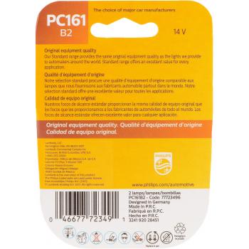 Philips PC161B2 Auto Trans Indicator Light Bulb product image 6 of 10
