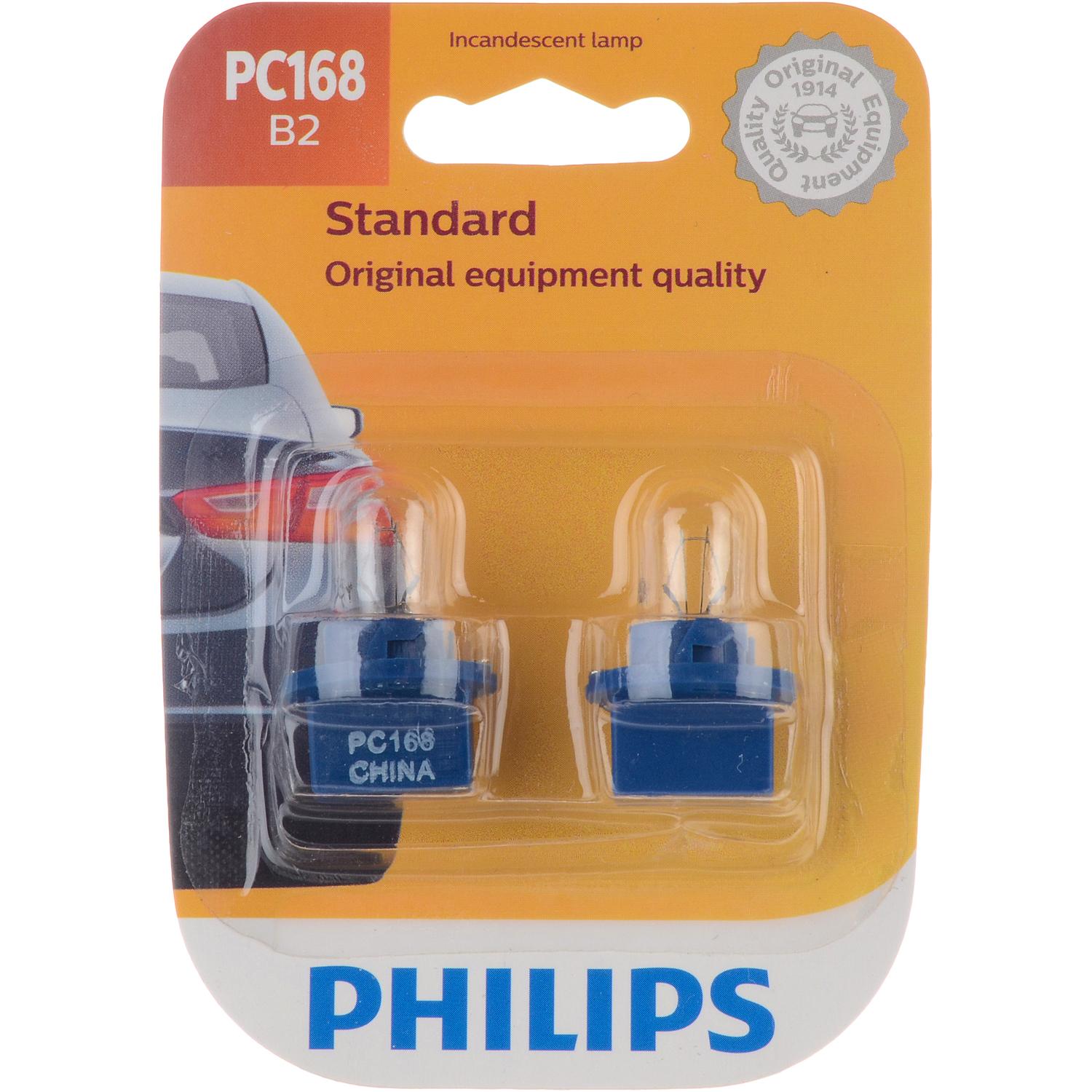 Philips PC168B2 - Instrument Panel Light Bulb Philips PC168B2 Auto Trans Indicator Light Bulb product image 7 of 10
