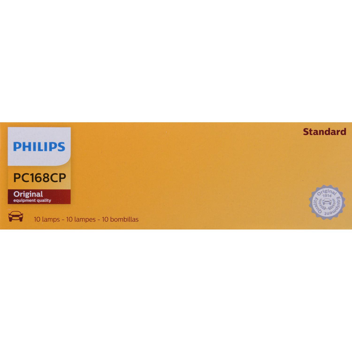 Philips PC168CP - Instrument Panel Light Bulb Philips PC168CP Auto Trans Indicator Light Bulb product image 6 of 9