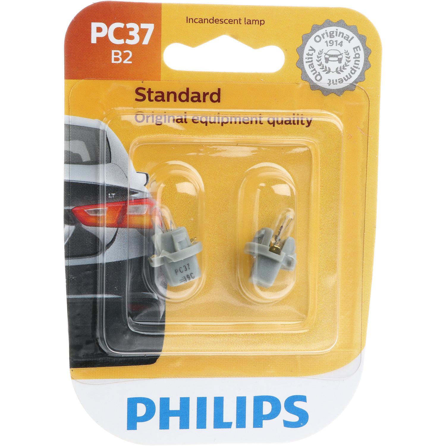 Philips PC37B2 - Instrument Panel Light Bulb Philips PC37B2 Auto Trans Indicator Light Bulb product image 7 of 10