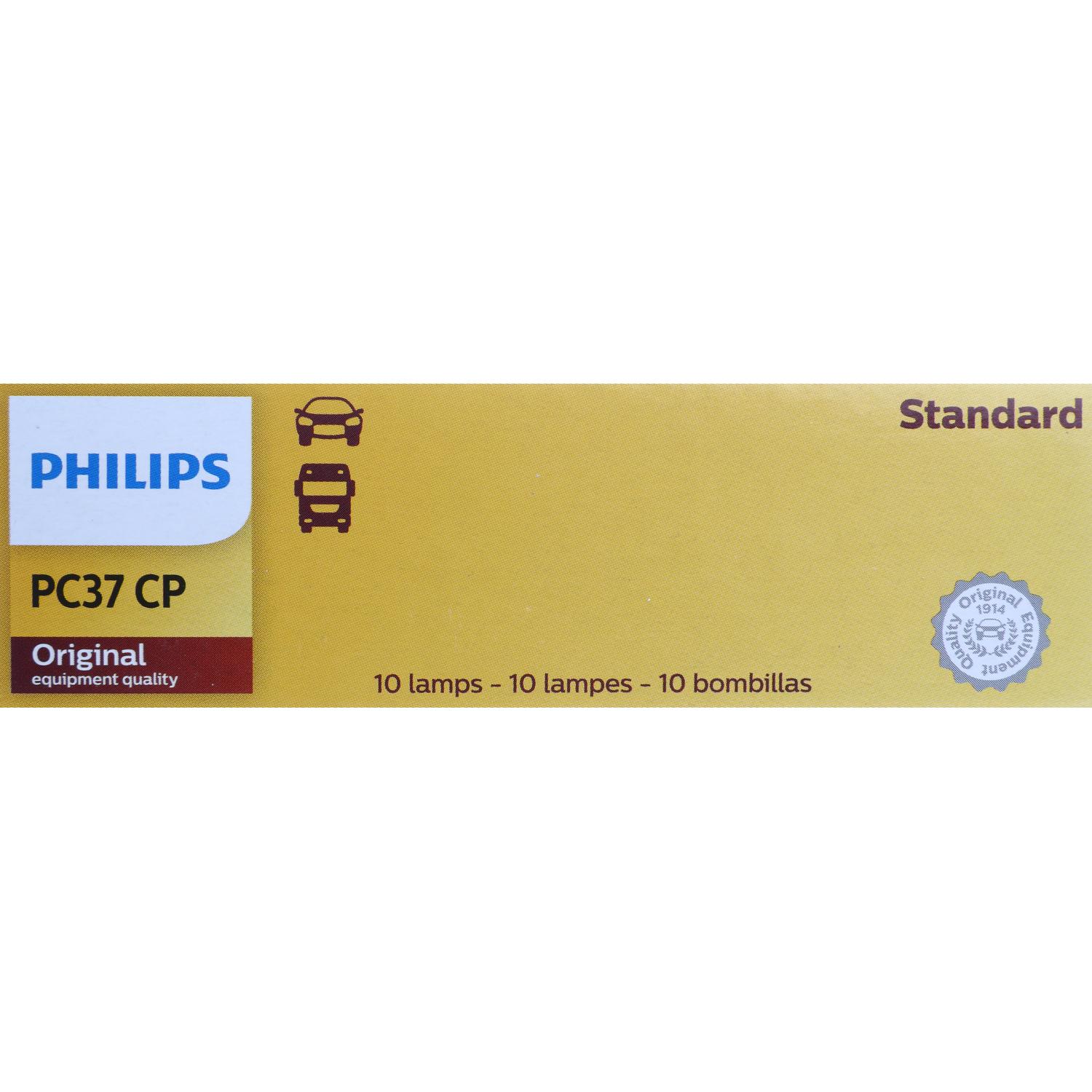 Philips PC37CP - Instrument Panel Light Bulb Philips PC37CP Auto Trans Indicator Light Bulb product image 8 of 11