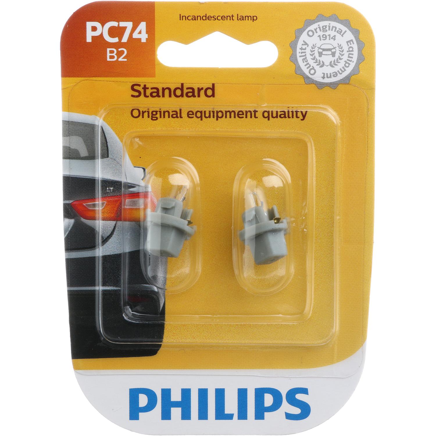 Philips PC74B2 Auto Trans Indicator Light Bulb product image 7 of 10