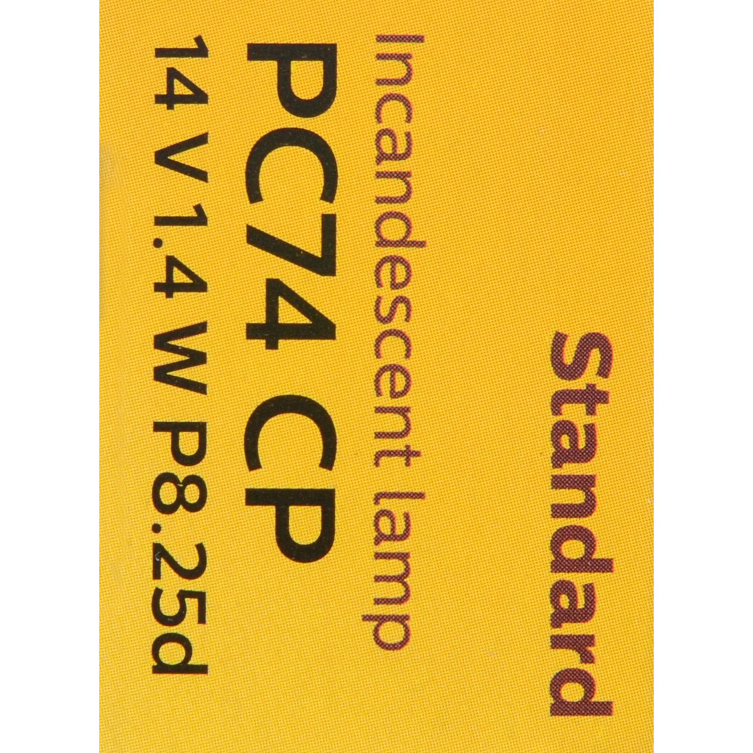 Philips PC74CP - Instrument Panel Light Bulb Philips PC74CP Auto Trans Indicator Light Bulb product image 8 of 10