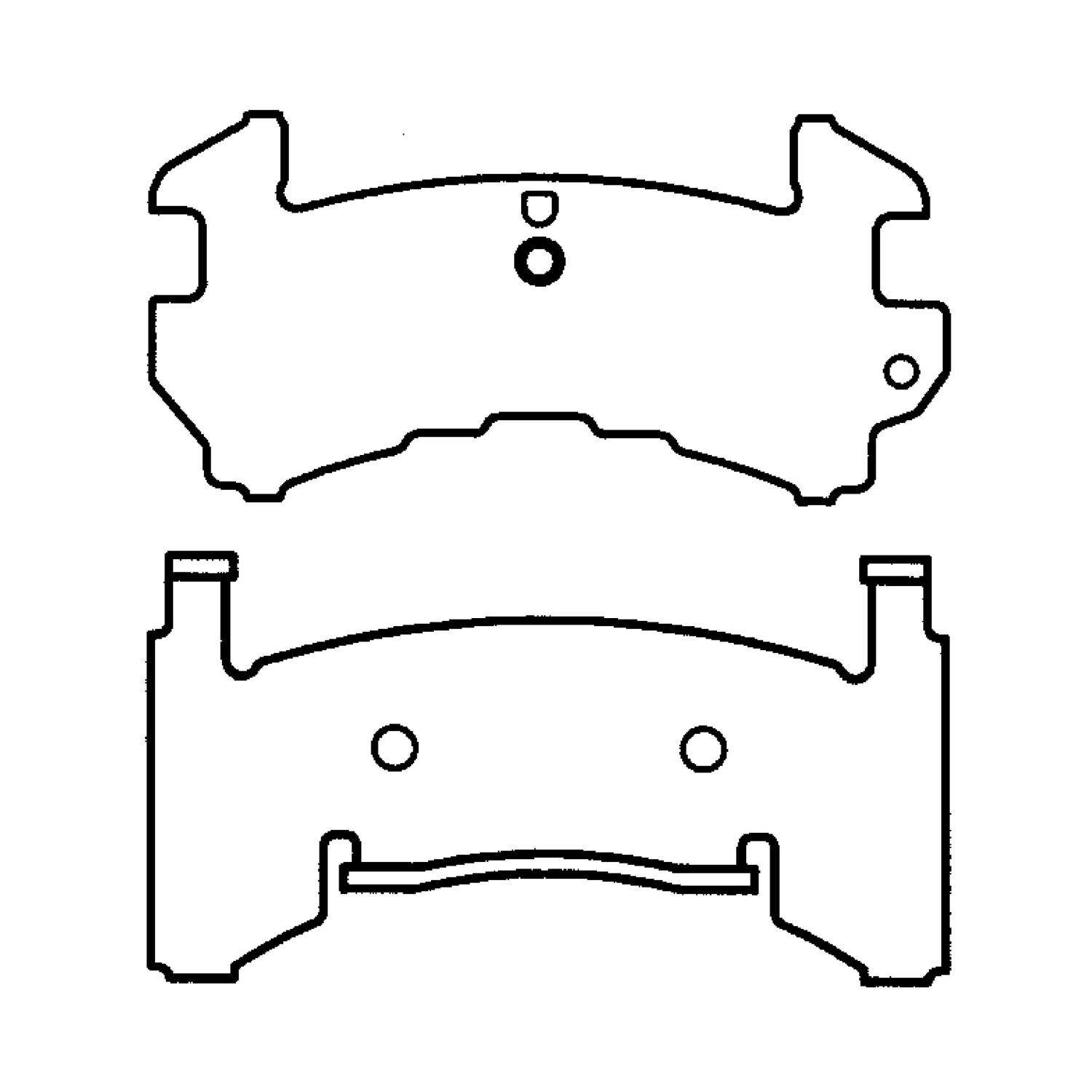 Raybestos ST42R154T14 Disc Brake Pad product image 1 of 1