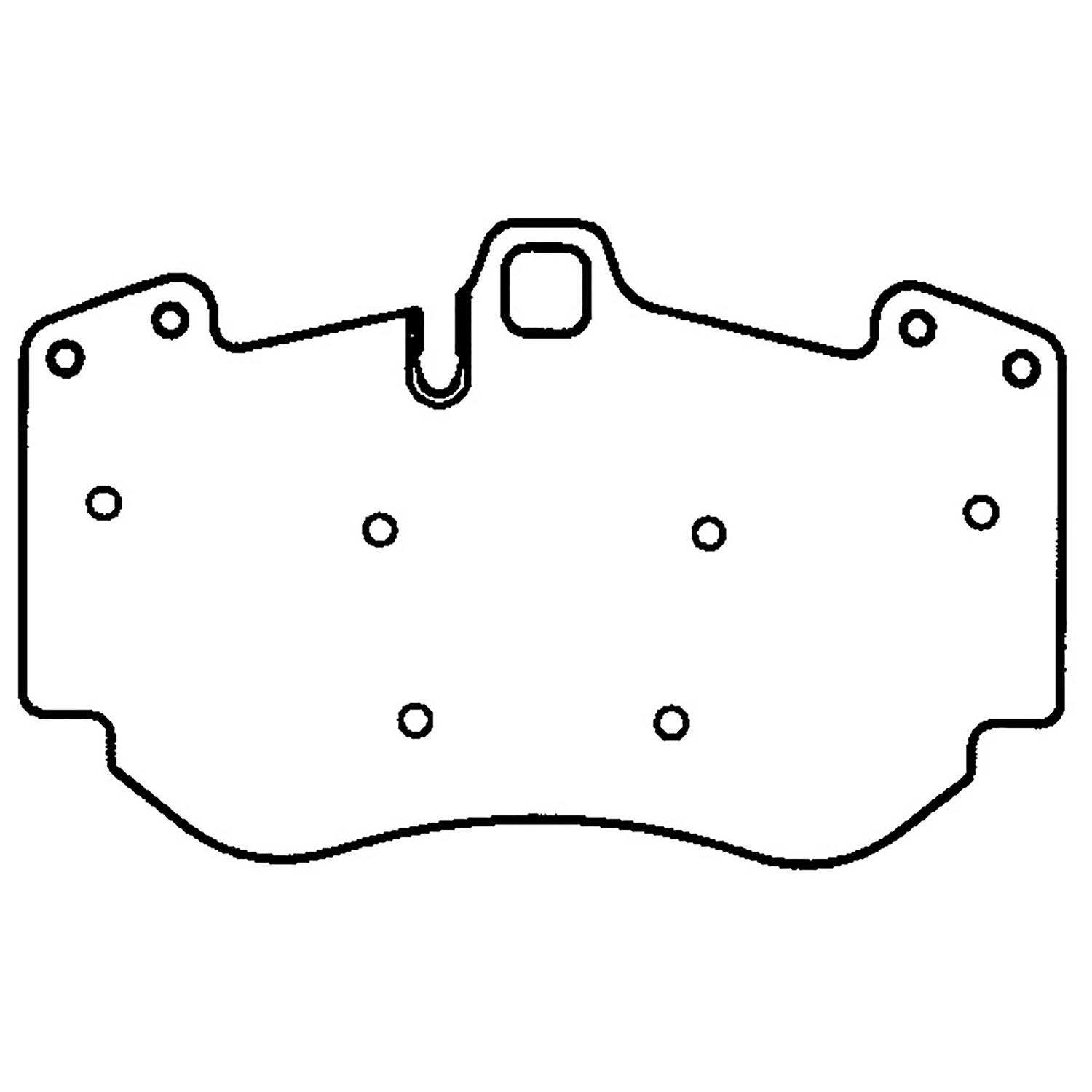 Raybestos ST43R1130T18 Disc Brake Pad product image 1 of 1