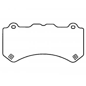 Raybestos ST43R1382T18 Disc Brake Pad product image 1 of 1