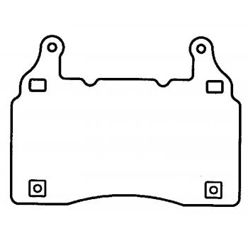 Raybestos ST43R1474T15 Disc Brake Pad product image 1 of 1