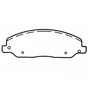 Raybestos ST47R1081T17 Disc Brake Pad product image 1 of 1