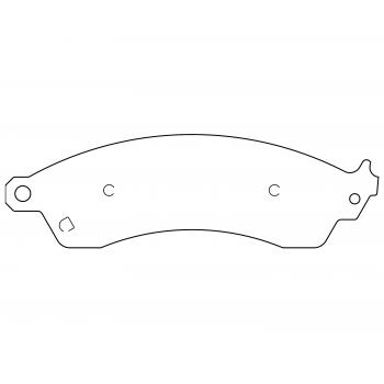 Raybestos ST47R412T15 Disc Brake Pad product image 1 of 1