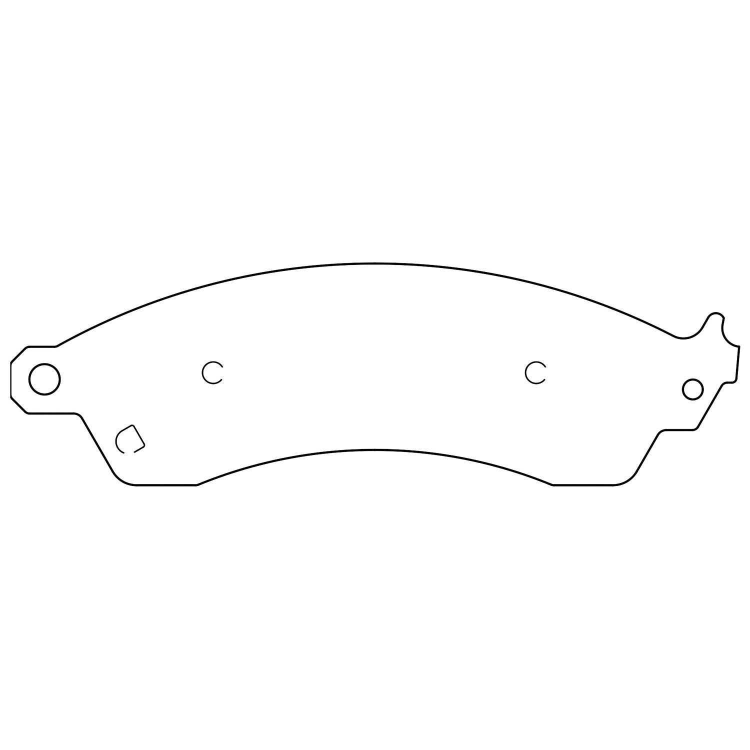 Raybestos ST47R412T16 Disc Brake Pad product image 1 of 1