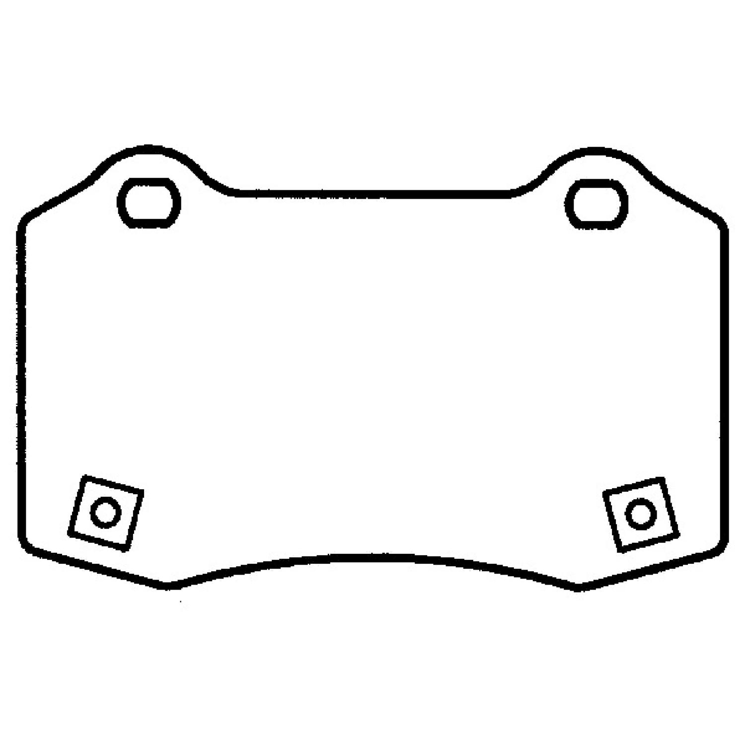 Raybestos ST77R1053T14 Disc Brake Pad product image 1 of 1