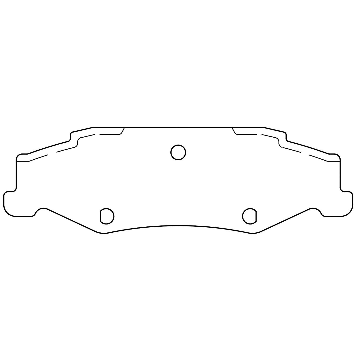 Raybestos ST77R732T16 Disc Brake Pad product image 1 of 1