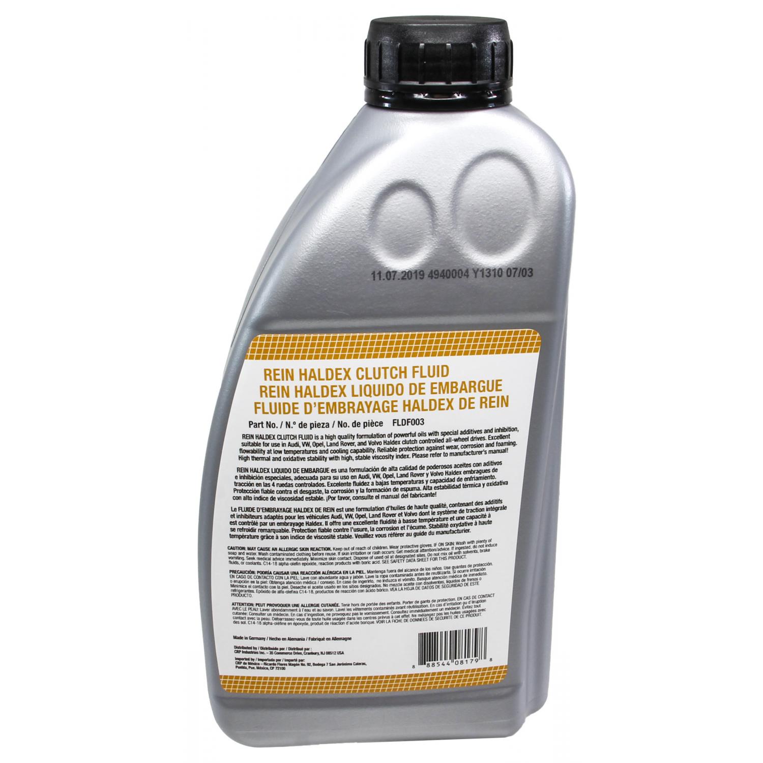 Rein Automotive FLDF003 AWD Coupling Fluid product image 1 of 6
