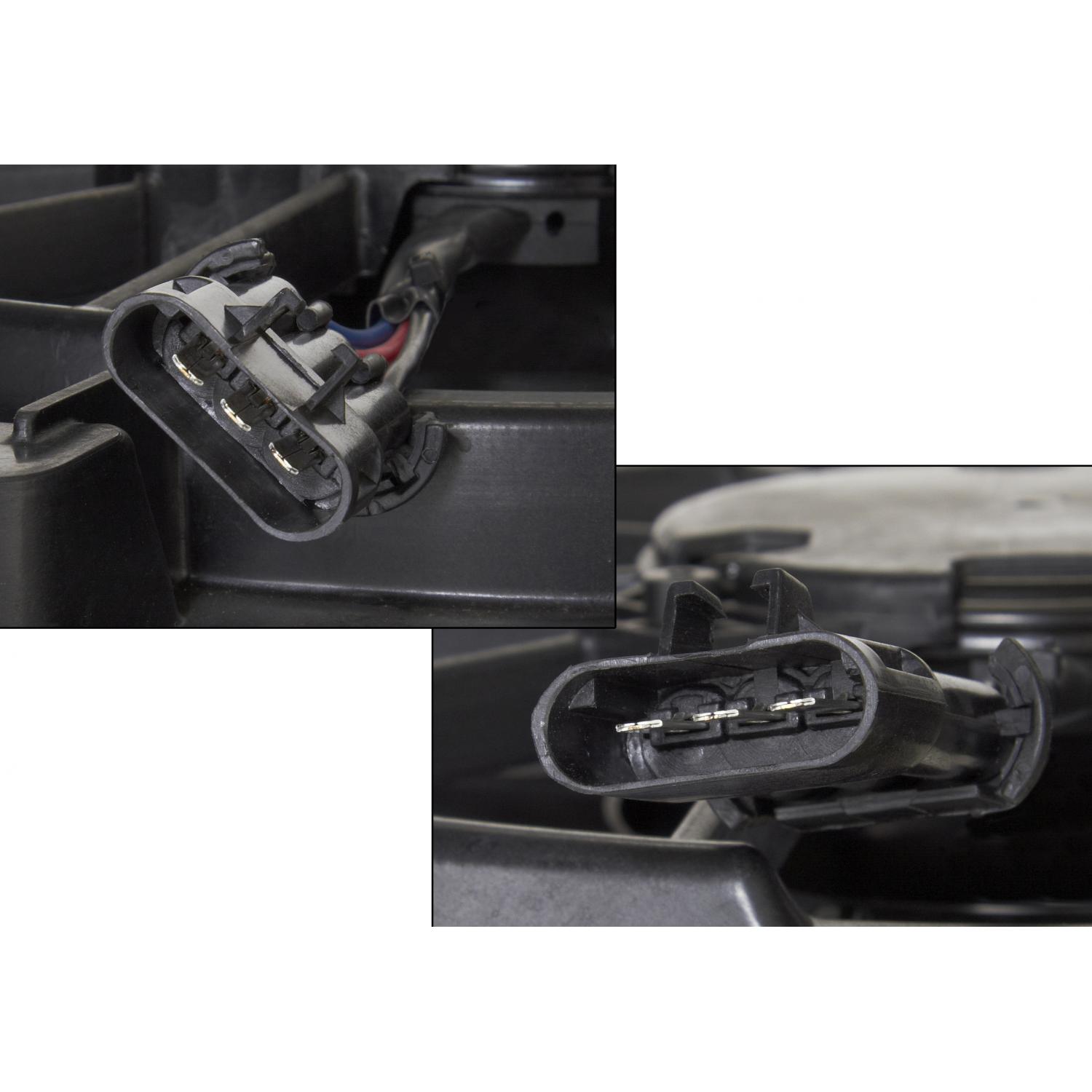 Spectra Premium CF12055 Dual Radiator and Condenser Fan Assembly product image 2 of 4