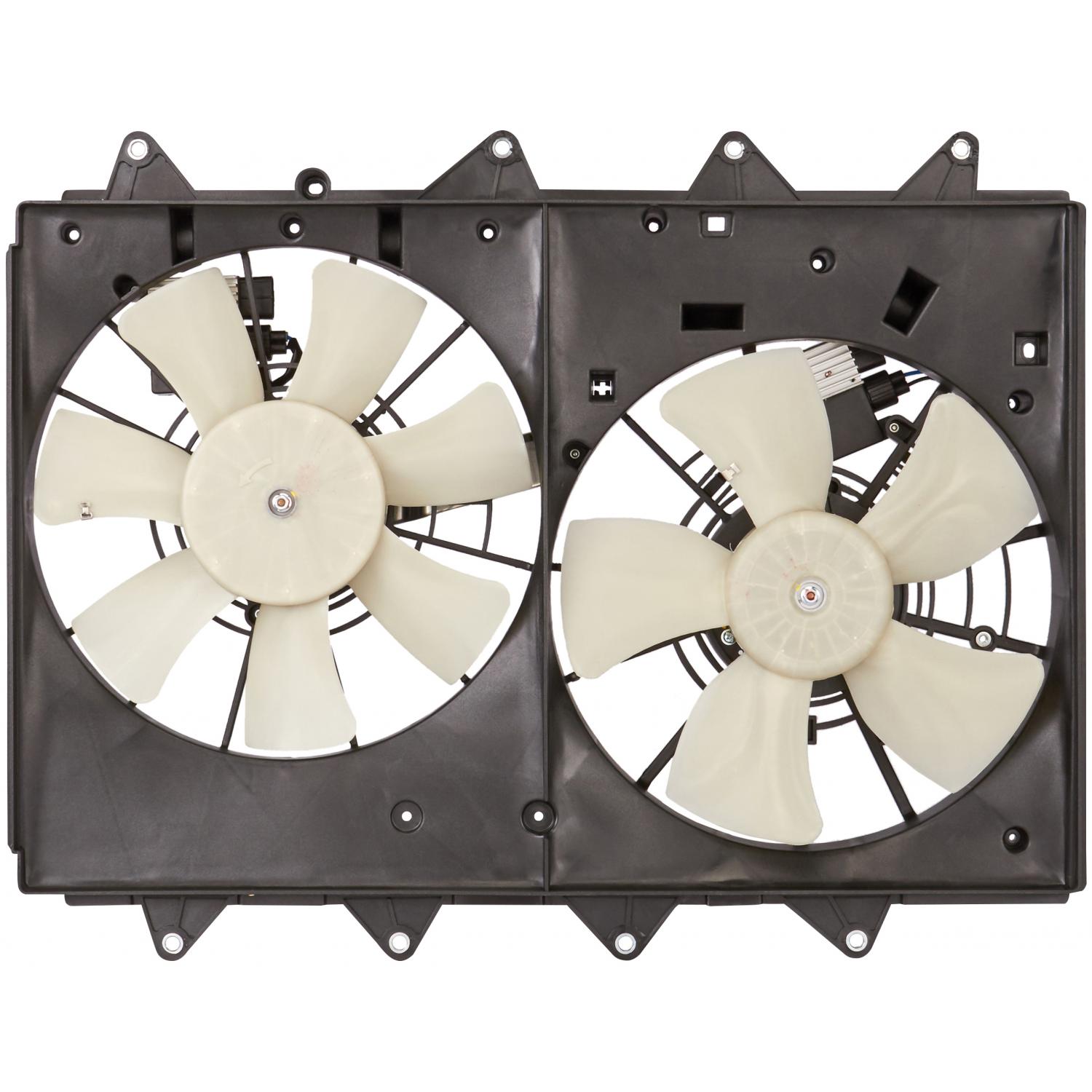 Spectra Premium CF21015 - Dual Radiator and Condenser Fan Assembly Spectra Premium CF21015 Dual Radiator and Condenser Fan Assembly product image 1 of 4