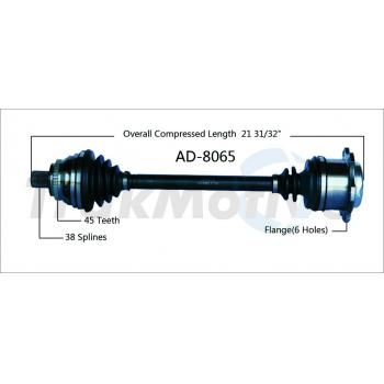 TrakMotive AD8065 - CV Axle Shaft TrakMotive AD8065 CV Axle Shaft product image 1 of 3