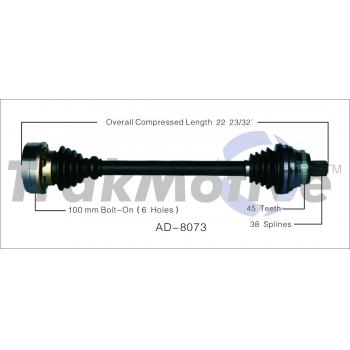 TrakMotive AD8073 CV Axle Shaft product image 1 of 3
