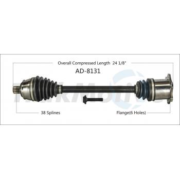 TrakMotive AD8131 - CV Axle Shaft TrakMotive AD8131 CV Axle Shaft product image 1 of 3