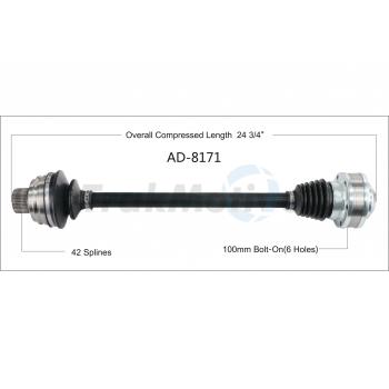 TrakMotive AD8171 CV Axle Shaft product image 1 of 3