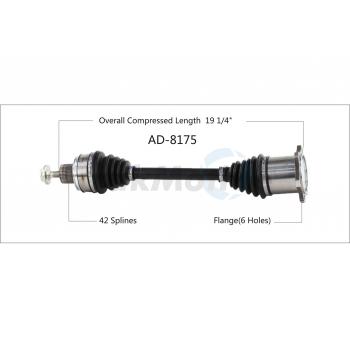 TrakMotive AD8175 CV Axle Shaft product image 1 of 3