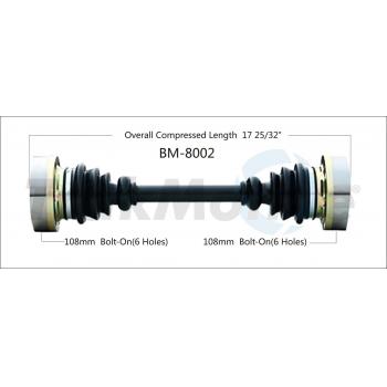 TrakMotive BM8002 CV Axle Shaft product image 1 of 3