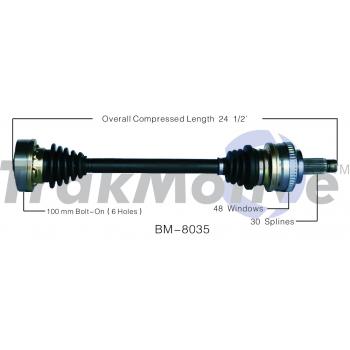 TrakMotive BM8035 - CV Axle Shaft TrakMotive BM8035 CV Axle Shaft product image 1 of 3